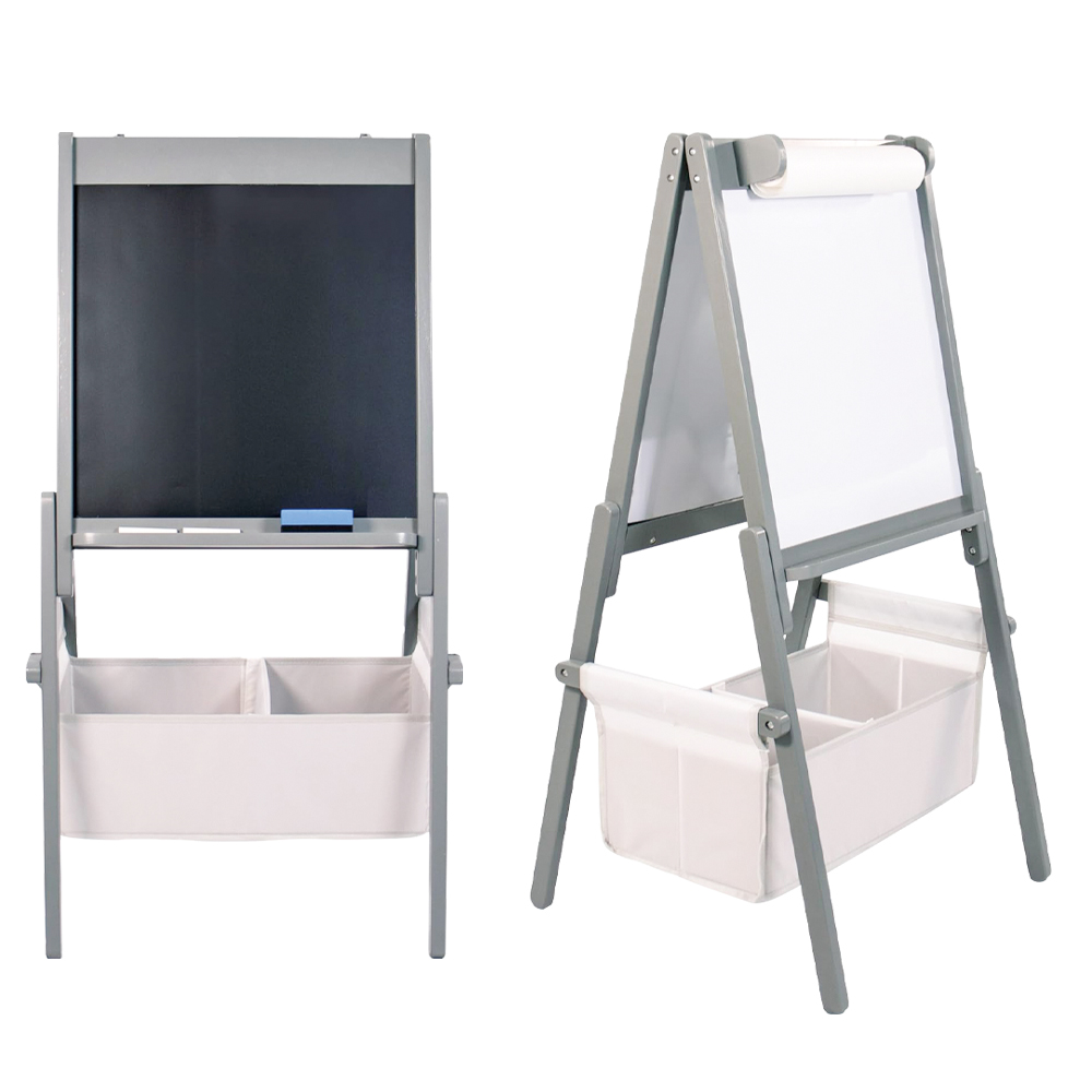 Double sided children's drawing board