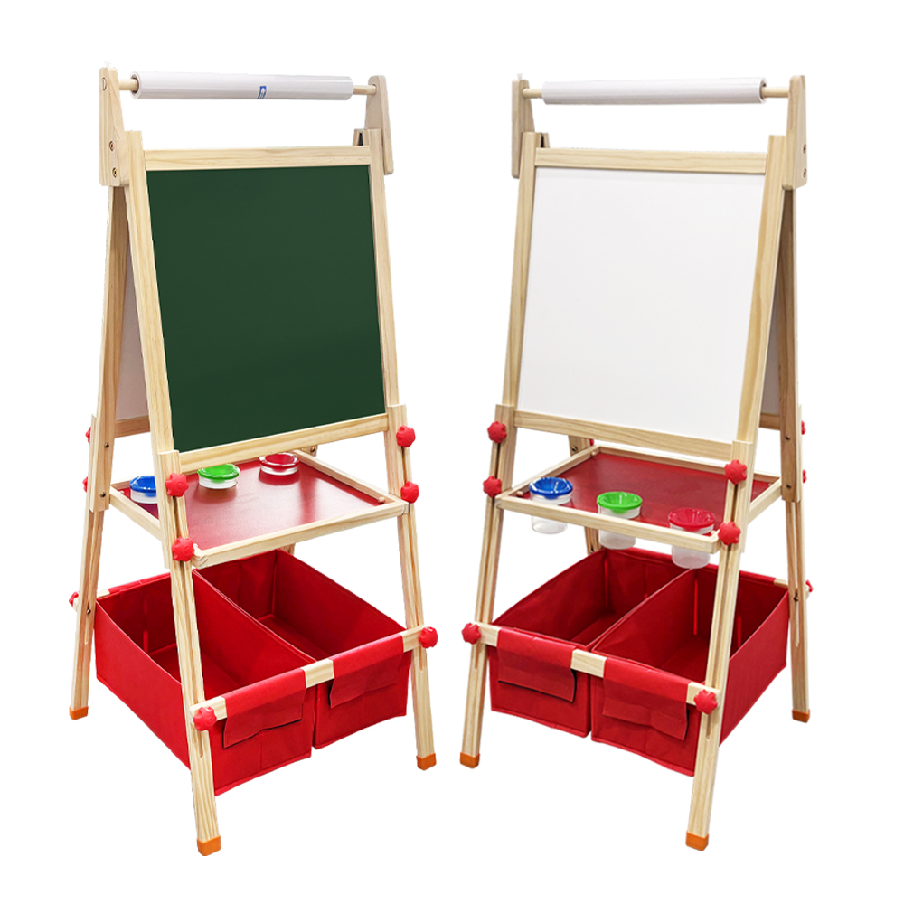 Double sided children's drawing board