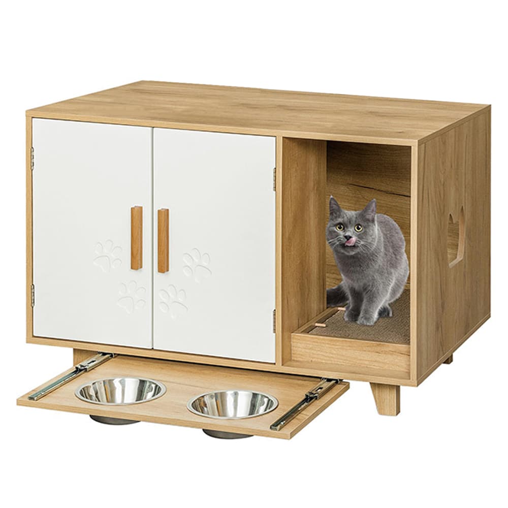Cat Bowl Litter Cabinet